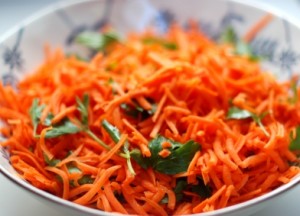 Vegetarian Carrot Salad, Carottes Rapees, Salad, Dinner, Cooking, Culinary, Recipes, Food and Wine, Food and Drink, Easy meals, Dinner in 15 minutes