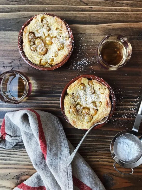 Ground Cherry Clafoutis