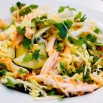 Vietnamese Cabbage and Chicken Salad:  ga xe phay
