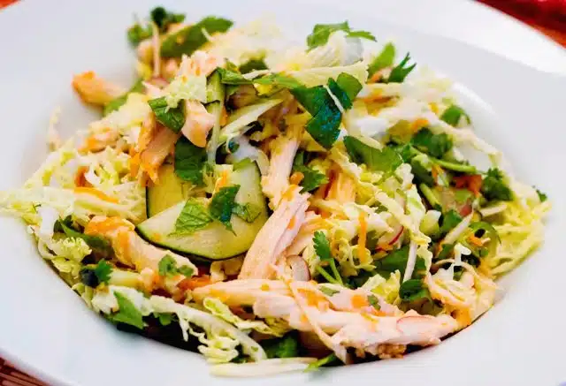 Vietnamese Cabbage and Chicken Salad: ga xe phay