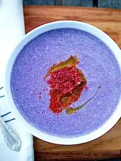 Kid Friendly Purple Cauliflower Soup