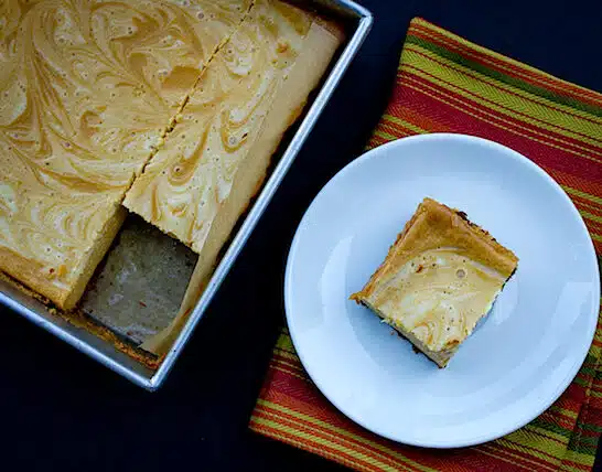 Pumpkin Cheesecake Bars