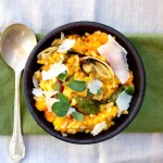 Butternut Squash, Leek and Clam Risotto
