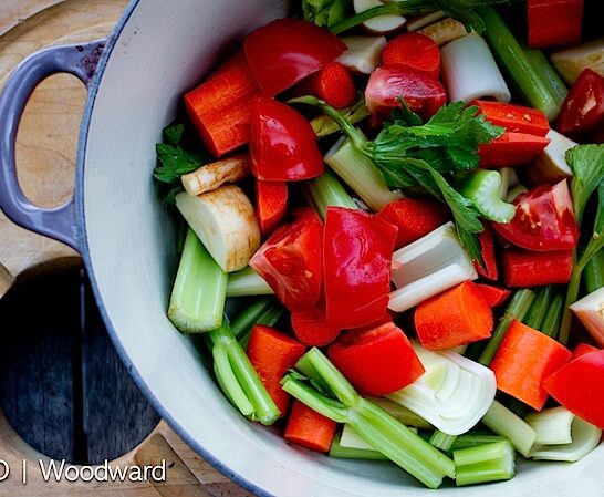 Homemade Roasted Vegetable Stock