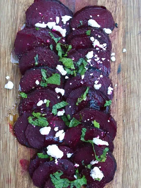 Campfire Roasted Beet Salad