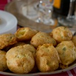 Sage and White Cheddar Gougeres