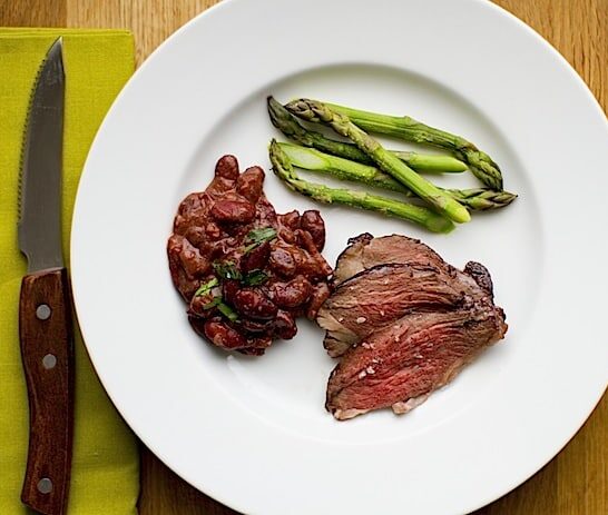 Basque Style Meat Marinade and Roasted Lamb Sirloin