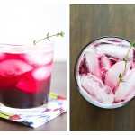 Blueberry Thyme Gin Fizz