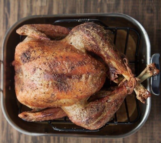 Dry Brined Roasted Turkey
