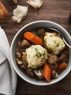 Beef Stew with Potato Dumplings