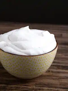 Coconut Milk Maple Whipped Cream