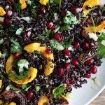 Middle Eastern Inspired Black Rice Salad