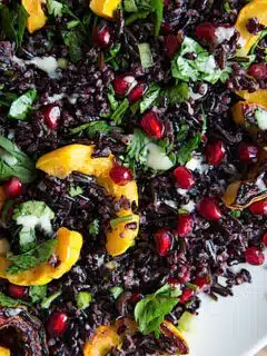 Middle Eastern Inspired Black Rice Salad | Chez Us