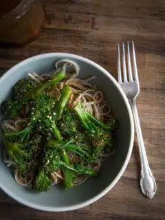 Soba Noodles with Roasted Broccoli | Chez Us