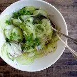 Cucumber Chervil Salad