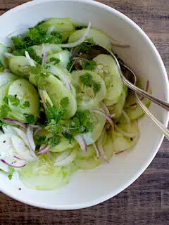 Cucumber Chervil Salad | Chez Us