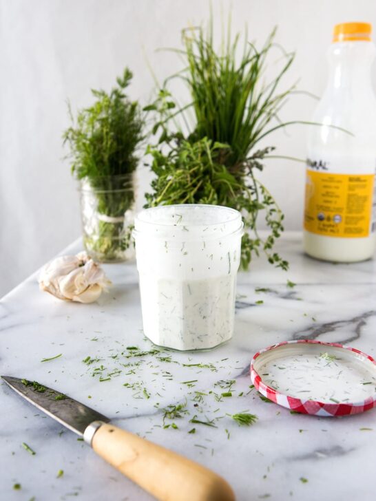 Buttermilk Chive Dill Salad Dressing