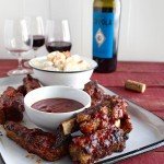 Grilled St. Louis Ribs with Gochujang Raspberry BBQ Sauce