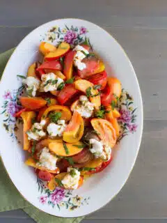 Heirloom Tomato Nectarine Salad