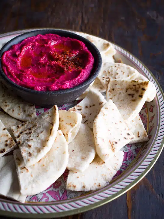 Spicy Roasted Beet Hummus