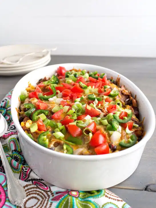 Three Bean Taco Casserole