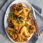Spicy Korean Grilled Chicken Wings