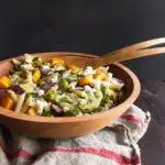 Roasted Brussels Sprouts and Butternut Squash Pasta Salad