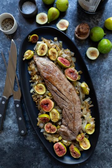 Roasted Pork Tenderloin with Figs