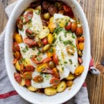 Portuguese Cod with Potatoes and Chorizo
