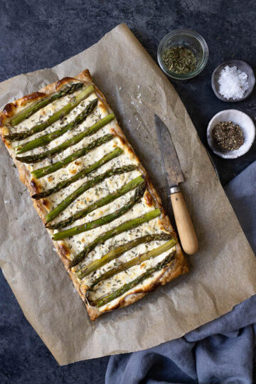 Asparagus Goat Cheese Tart