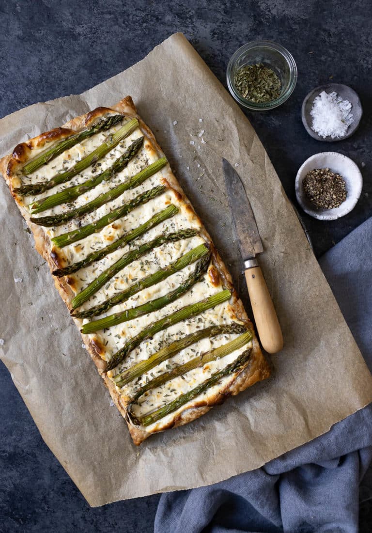Asparagus Goat Cheese Tart