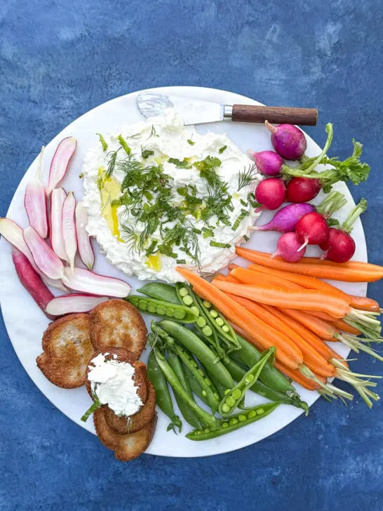 Whipped Garlic Labneh Dip