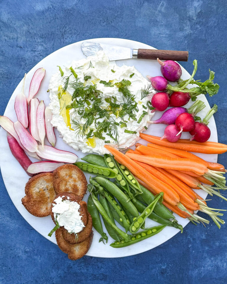Whipped Garlic Labneh Dip