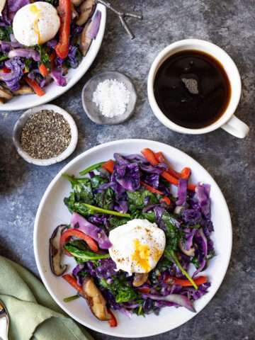 Rainbow Veggie Breakfast Hash