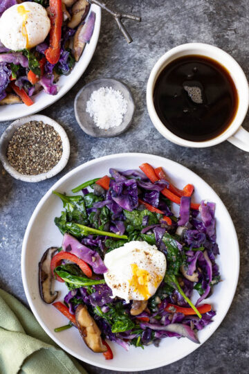 Rainbow Veggie Breakfast Hash