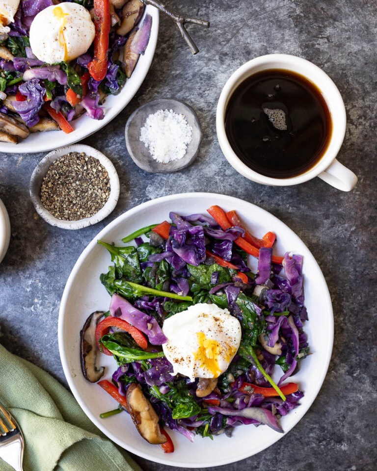 Rainbow Veggie Breakfast Hash