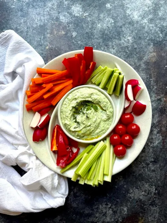 High Protein Green Goddess Dip - Chez Us