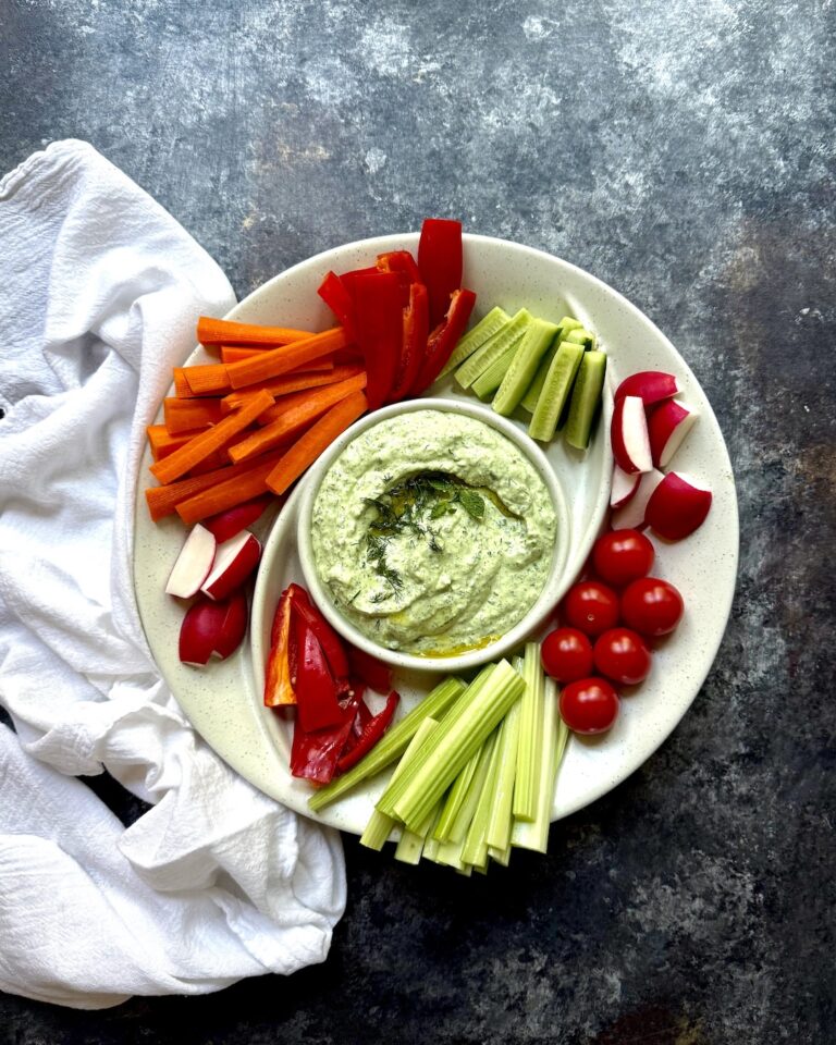 high protein green goddess dip